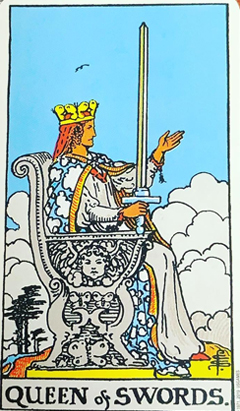 小アルカナのソードクイーン